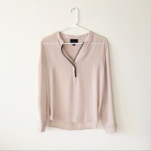 LAST DAY TO PURCHASE! Beige Cream Blouse Size S